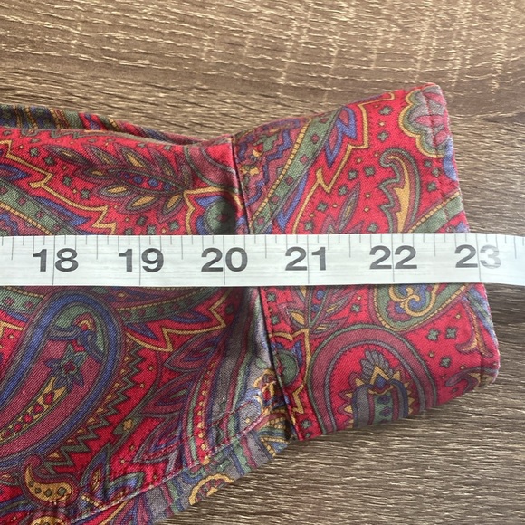 90’s VTG Tango by Max Raab Button Down Floral Paisley Print Shirt Large EUC - Picture 4 of 7